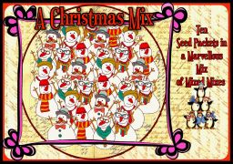 10 Seed Pkts - (Xmas) Gift Box Collection, 'Mixed Mix of Mixes'